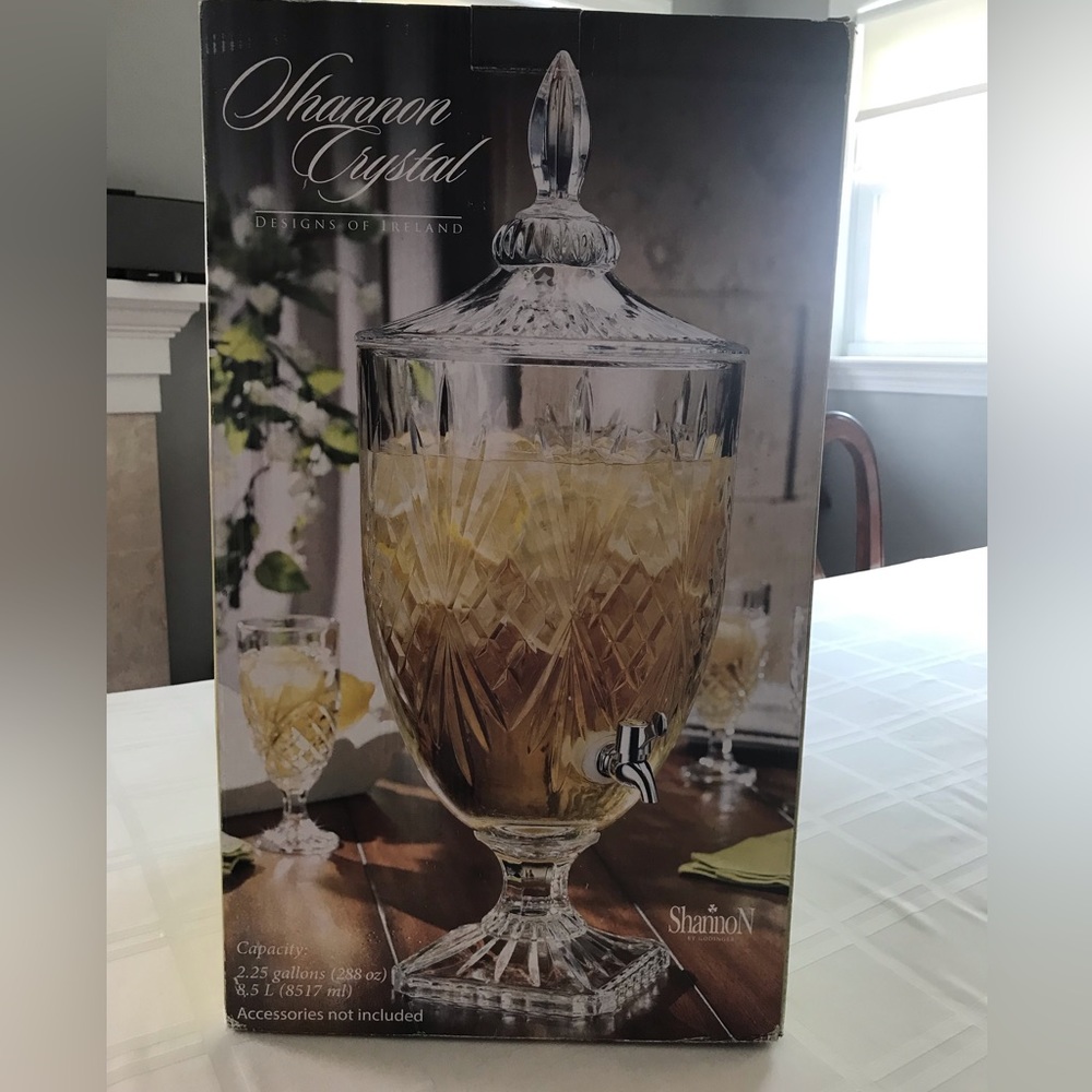 Shannon Crystal Beverage Dispenser
